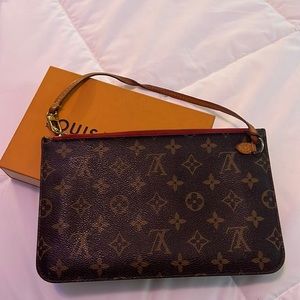 Louis Vuitton monogram wallet/ wristlet